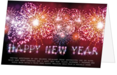 Nieuwjaar - Nieuwjaarskaart - Spectaculair vuurwerk 137004
