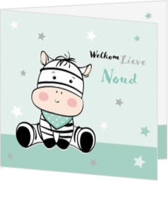 Neutrale geboortekaartjes ontwerpen - kaart 211021-00