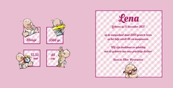 Lena   Baby met roze zonnebril  Binnenkant